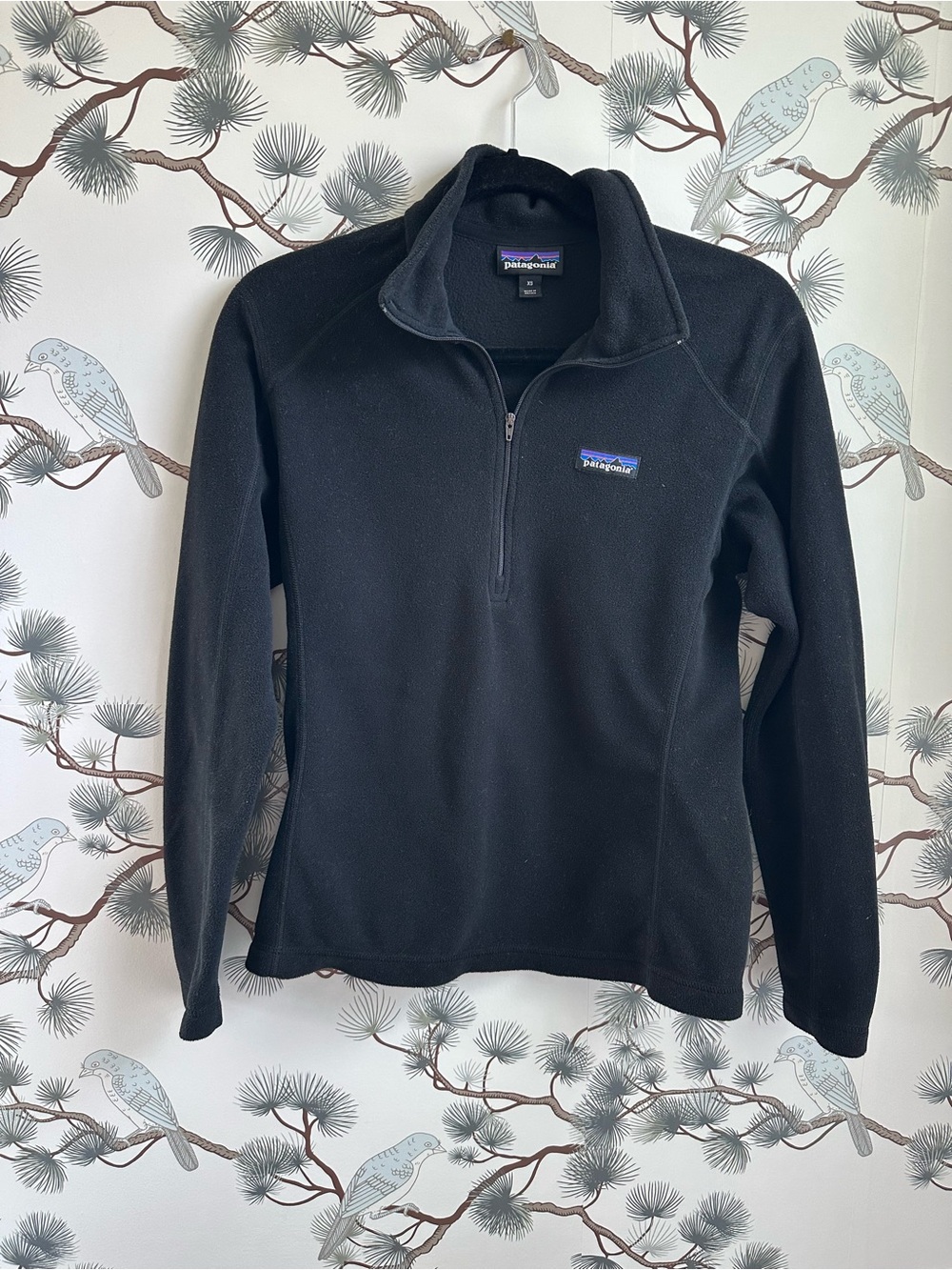 Patagonia Women’s Black Micro D 1/4 Zip Fleece Pullover XS